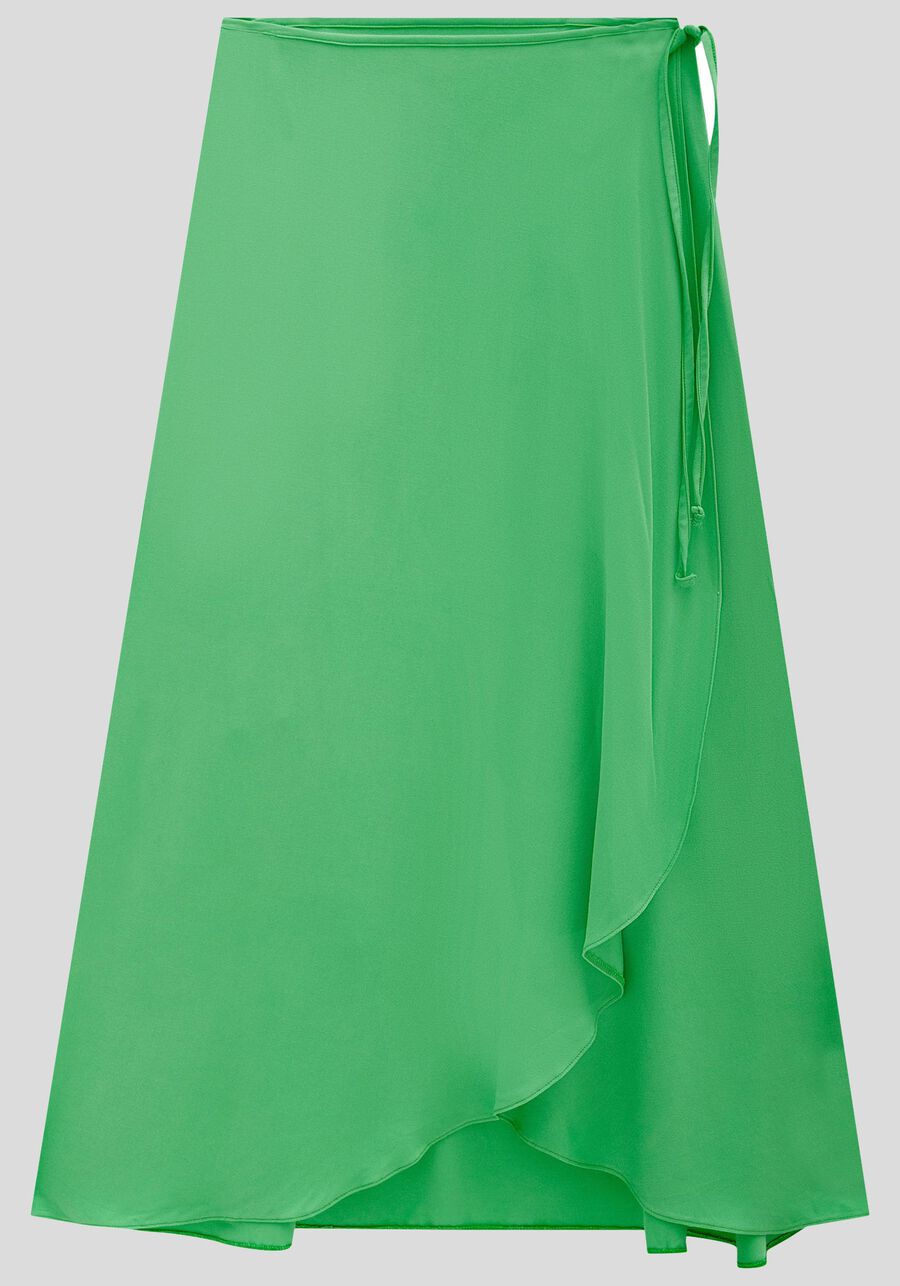 Saia Midi em Viscose Transpassada, . Saia Midi em Viscose Transpassada, , large.