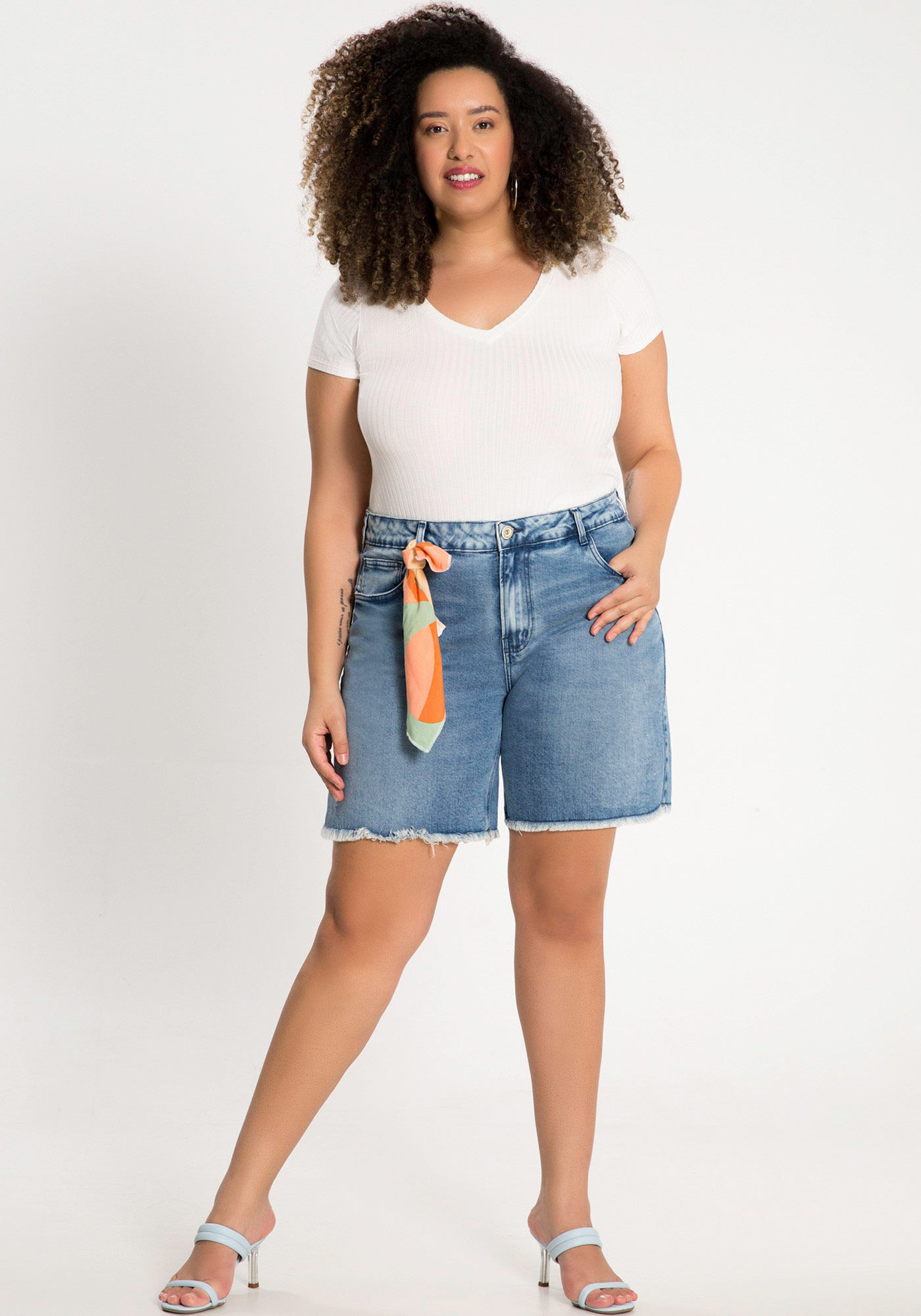 Bermuda shop jeans boyfriend