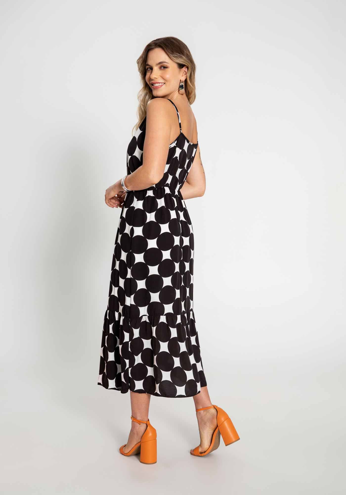 Vestido Midi Rayon Estampado, , large.