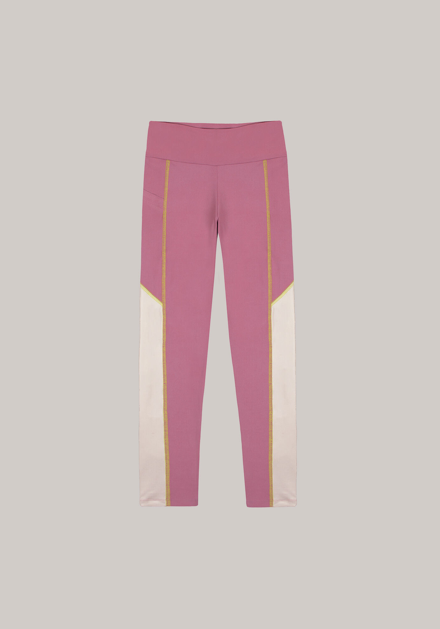 Cal&ccedil;a Legging Cintura Alta Rosa com Bolso, ROSA ARTSY, large.