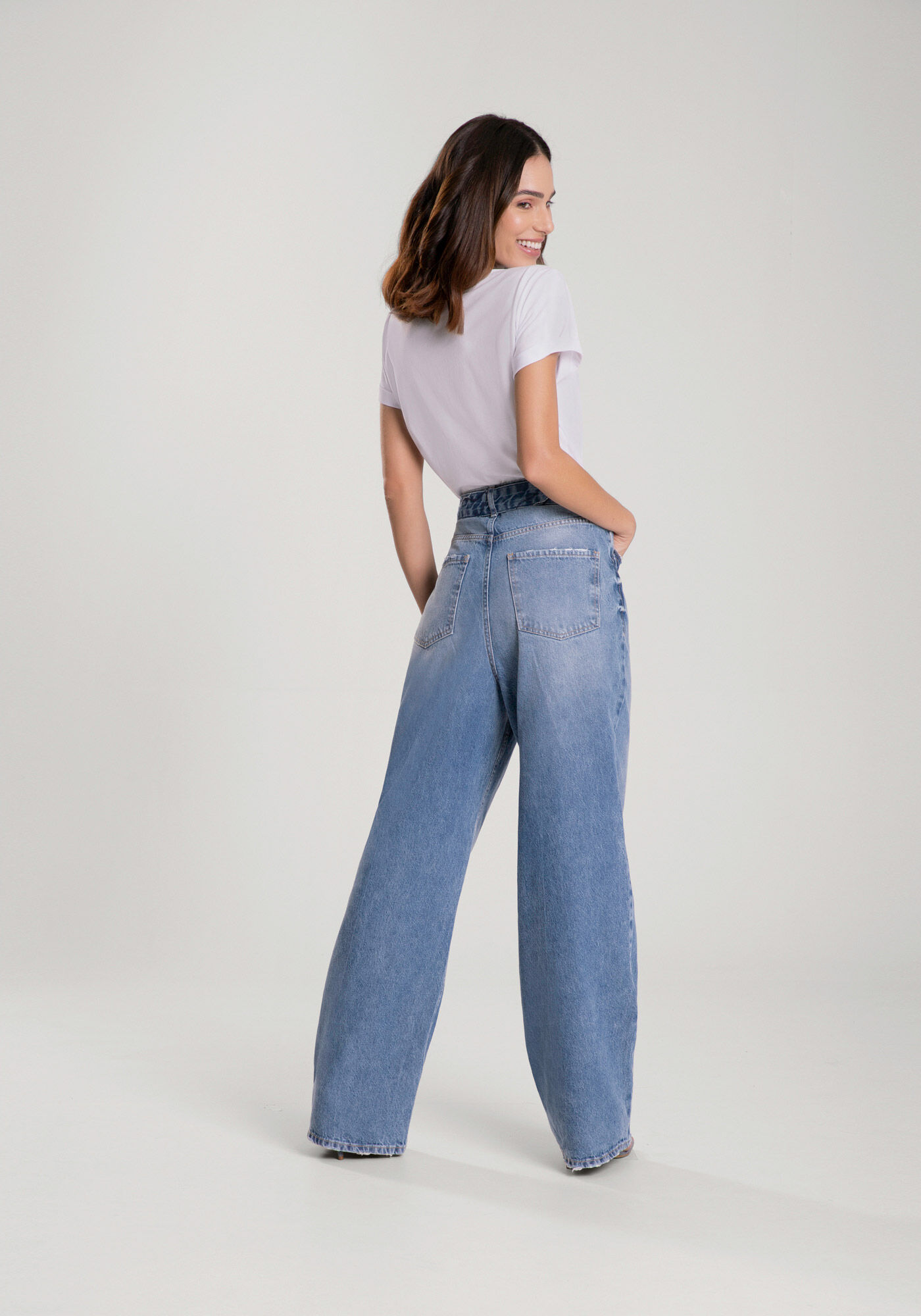 Pantacourt jeans cheap para baixinhas