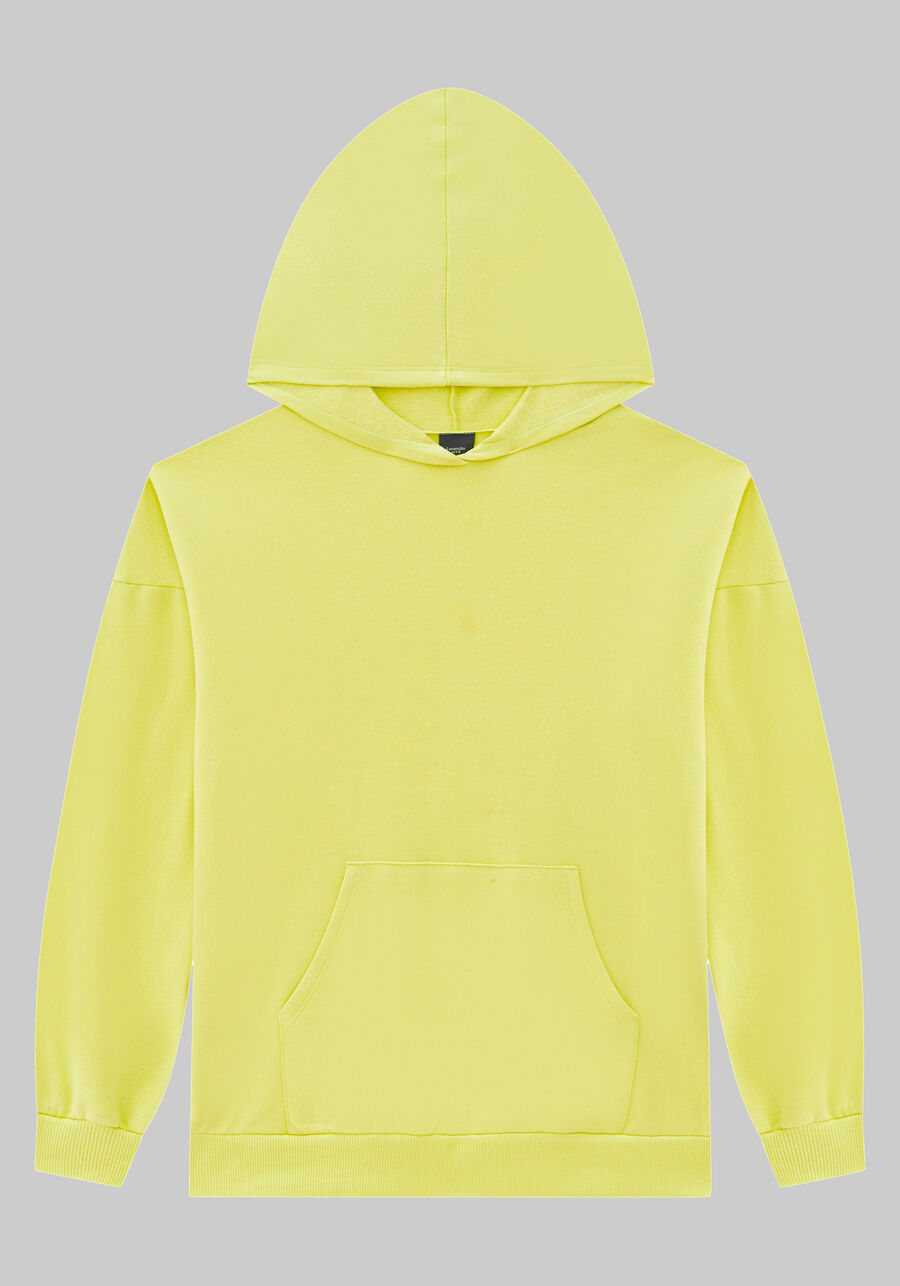 Blusão Alongado Juvenil com Estampa Costas, AMARELO VERSO. Blusão Alongado Juvenil com Estampa Costas, AMARELO VERSO, large.