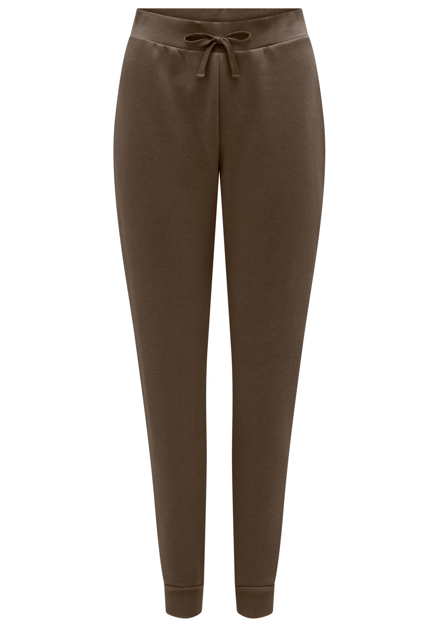 Cal&ccedil;a Jogging Com Cadar&ccedil;o Em Malha De Moletom Felpado, , large.