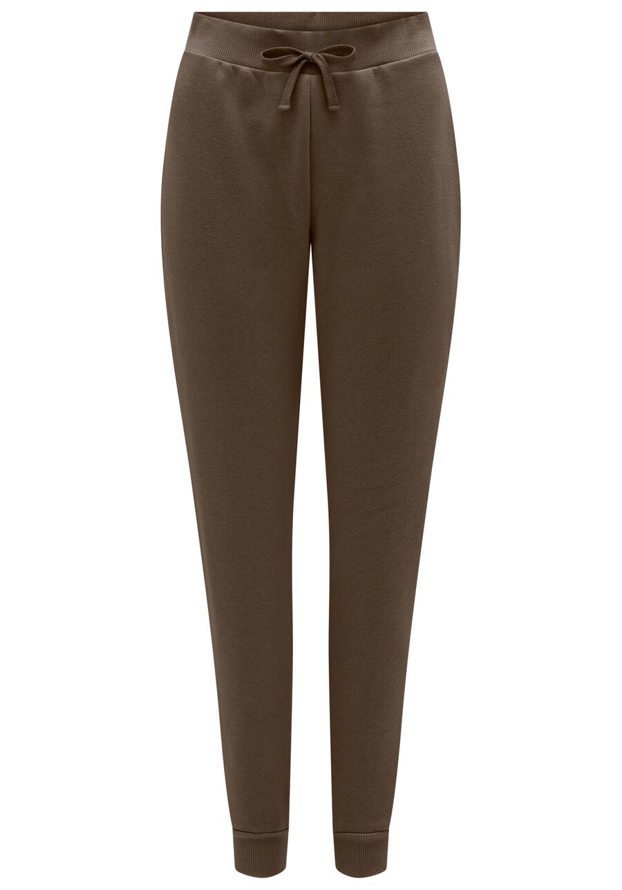 Calça Jogging Com Cadarço Em Malha De Moletom Felpado, . Calça Jogging Com Cadarço Em Malha De Moletom Felpado, , large.