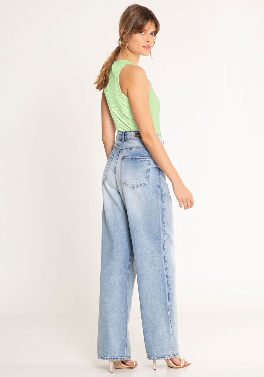 Blusa Cropped Canelada Com Decote Redondo Malha De Viscose, . Blusa Cropped Canelada Com Decote Redondo Malha De Viscose, , large.