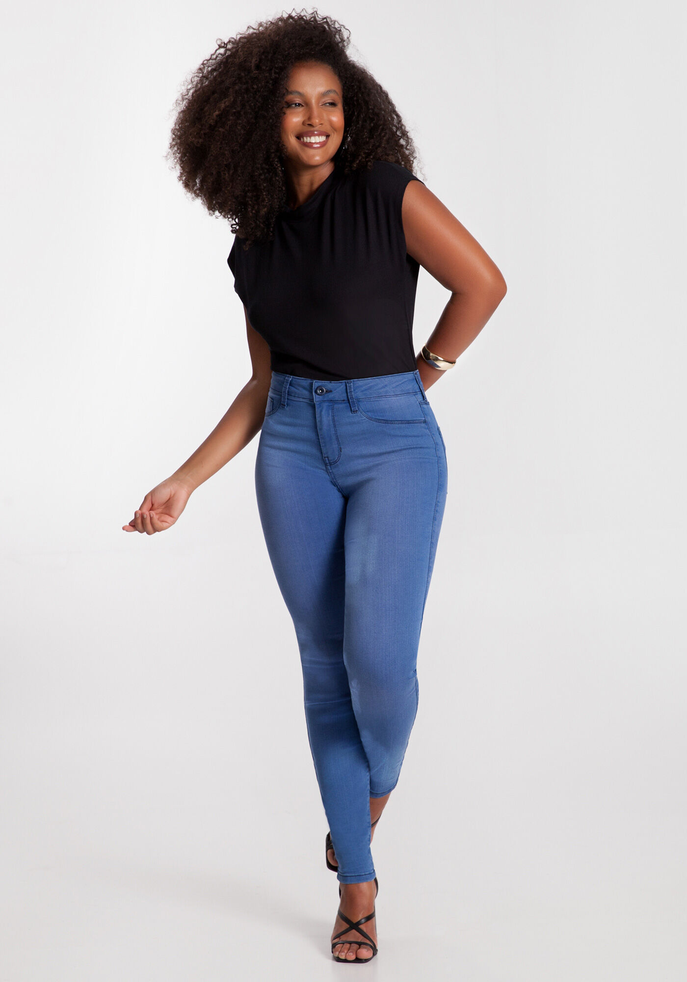 Calça hotsell canelada jeans