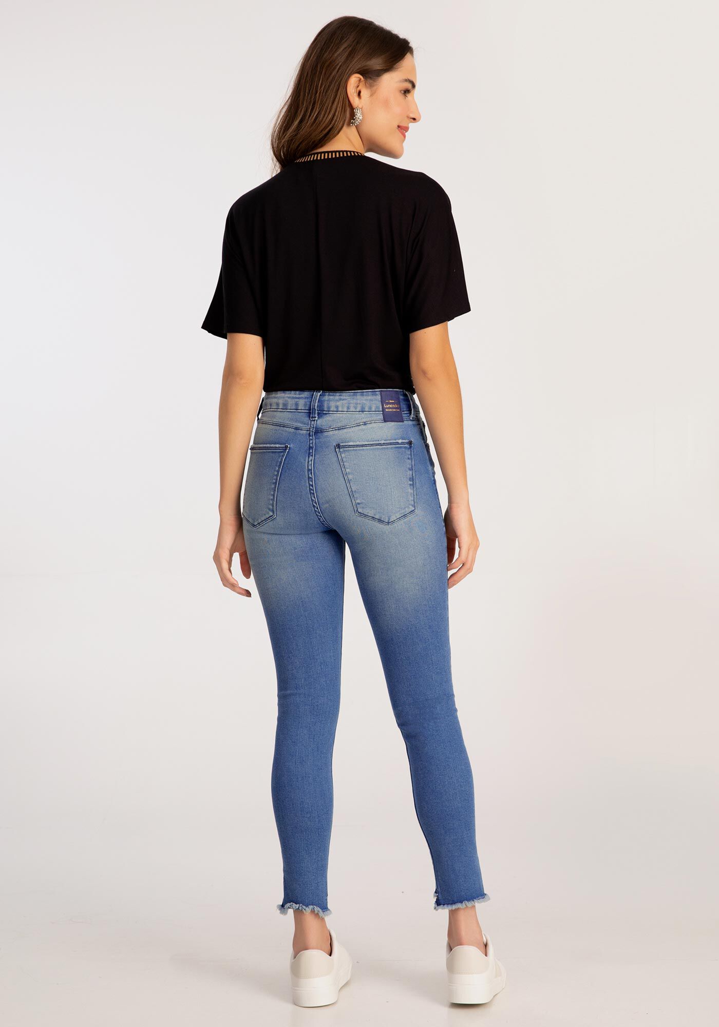 Cal&ccedil;a Jeans Skinny Chapa Barriga Termo Fresh, , large.