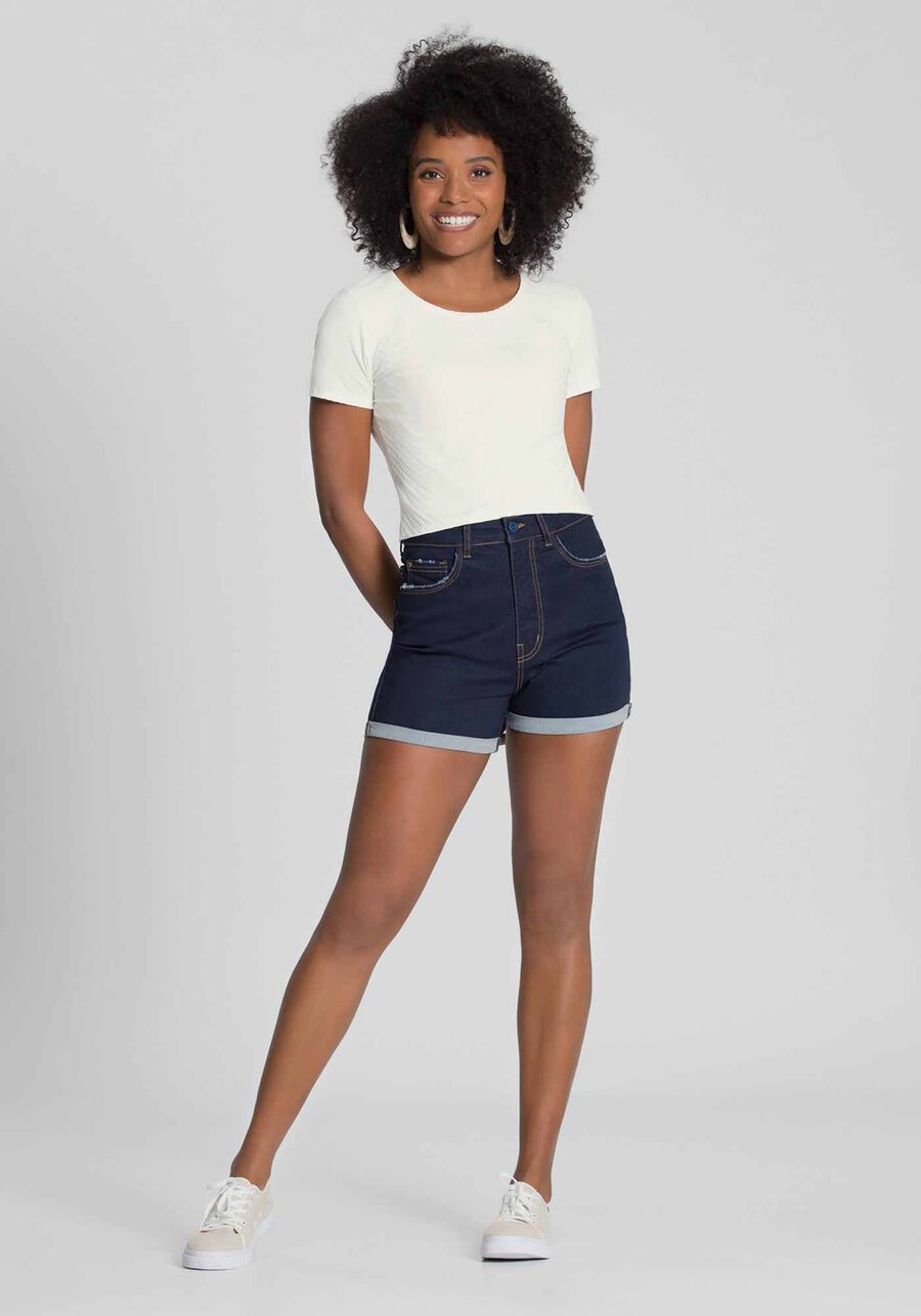 Blusa Cropped Com Recorte Frontal Em Malha Canelada, . Blusa Cropped Com Recorte Frontal Em Malha Canelada, , large.