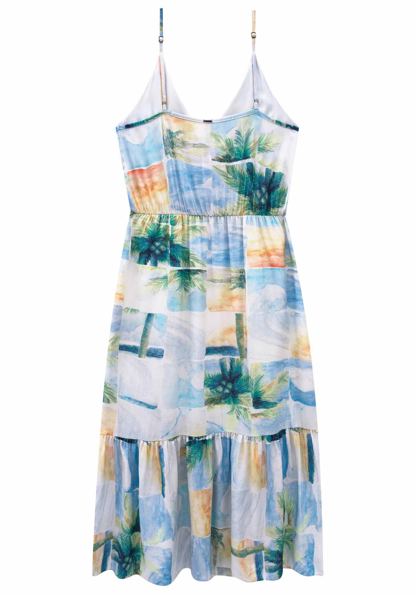 Vestido Midi Rayon Estampado, , large.