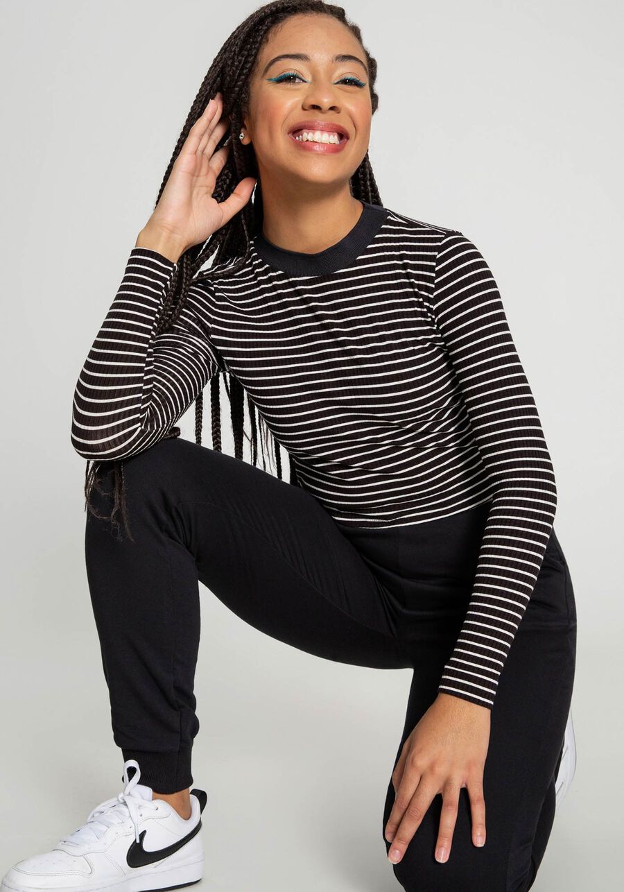 Blusa Listrada Cropped Canelada Juvenil, . Blusa Listrada Cropped Canelada Juvenil, , large.