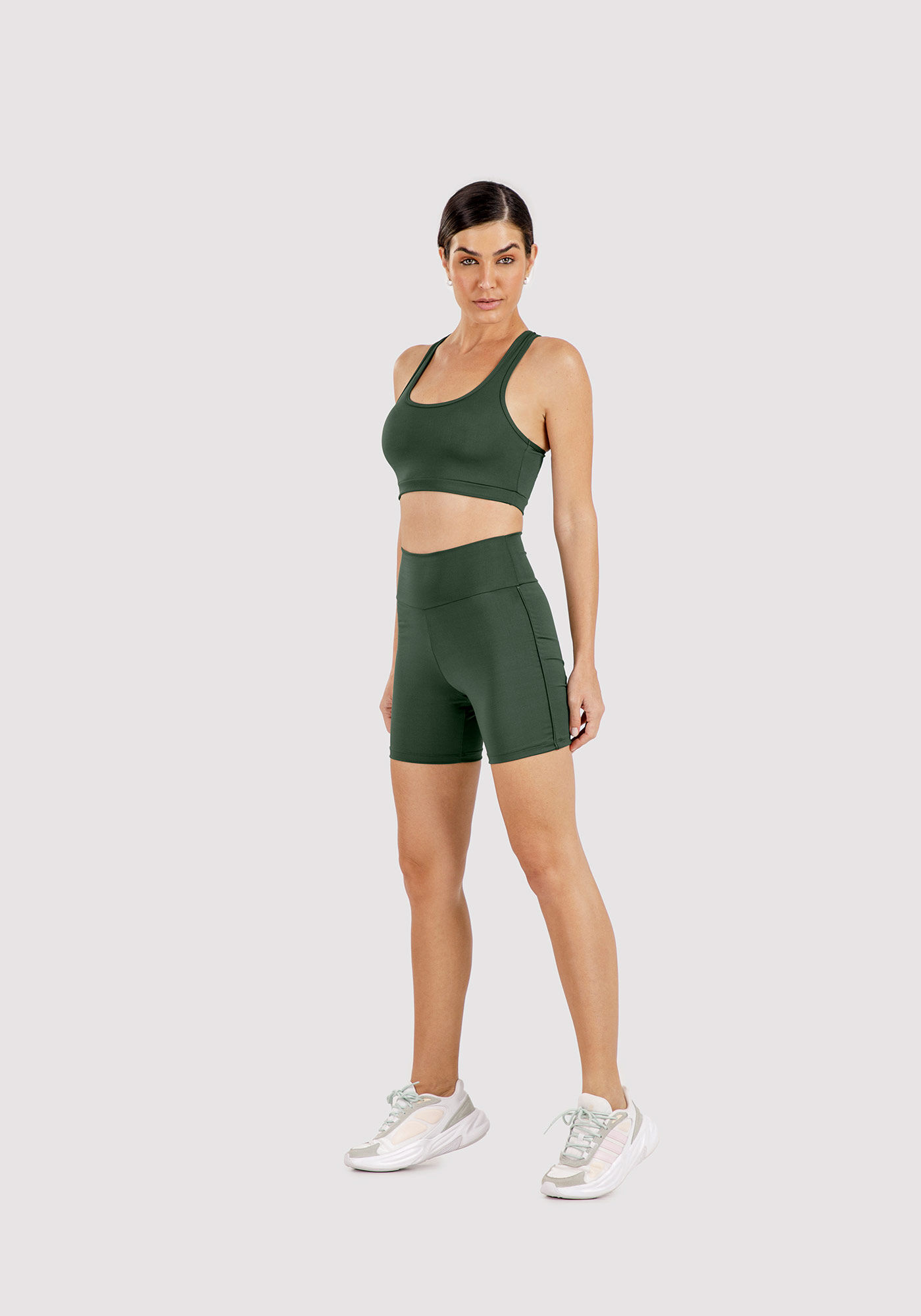 Shorts Com Prote&ccedil;&atilde;o UV E C&oacute;s Largo Em Malha De Poliamida, , large.