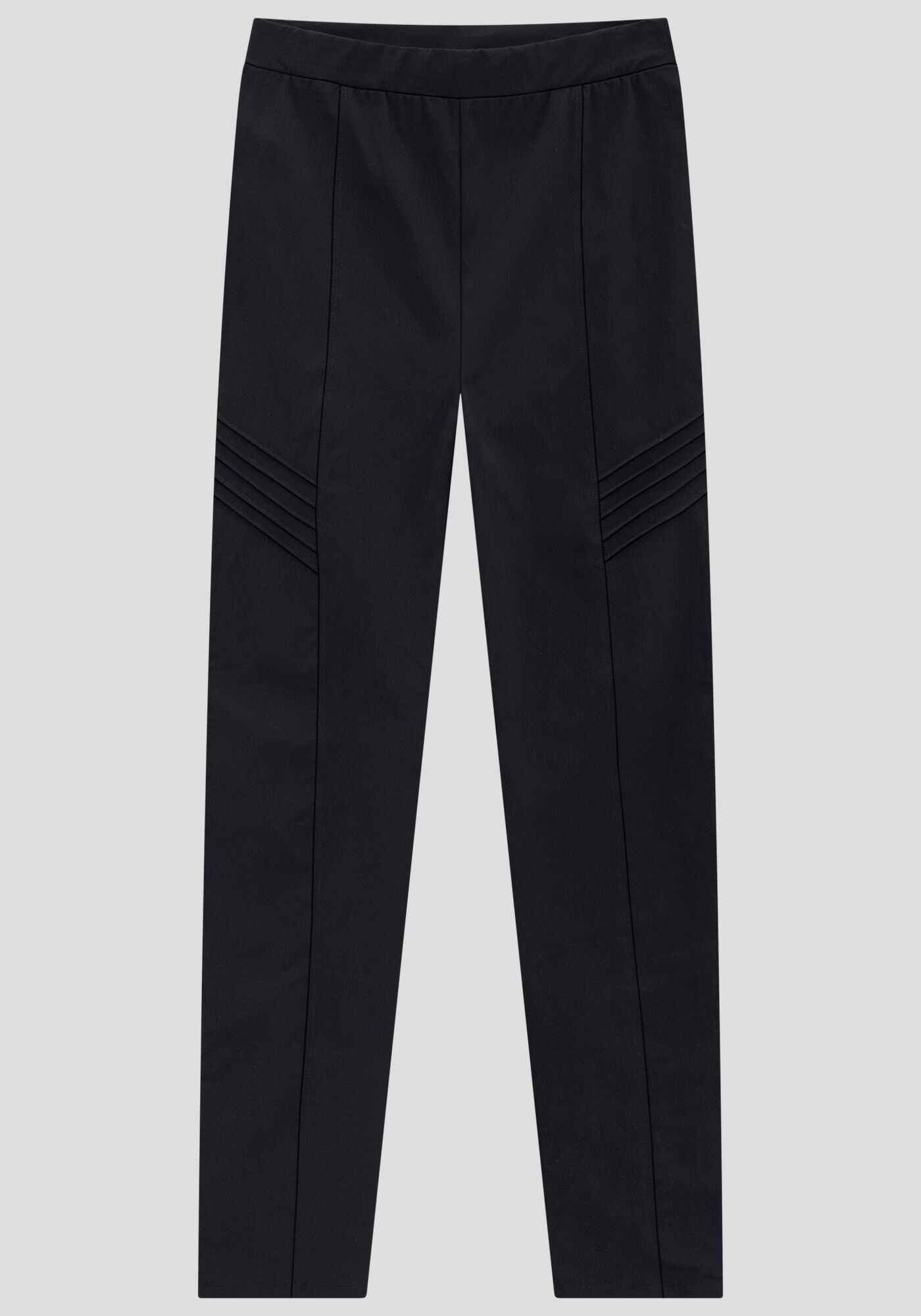 Cal&ccedil;a Legging em Tecido com Cintura Alta, PRETO REATIVO, large.