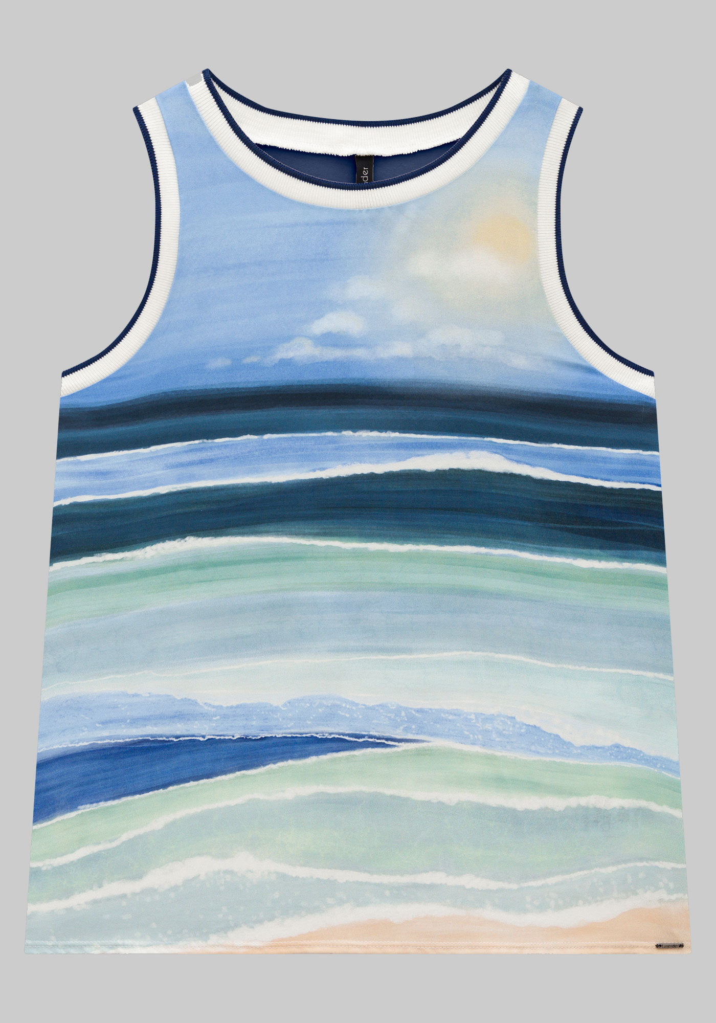 Regata Estampada com Retil&iacute;nea, , large.