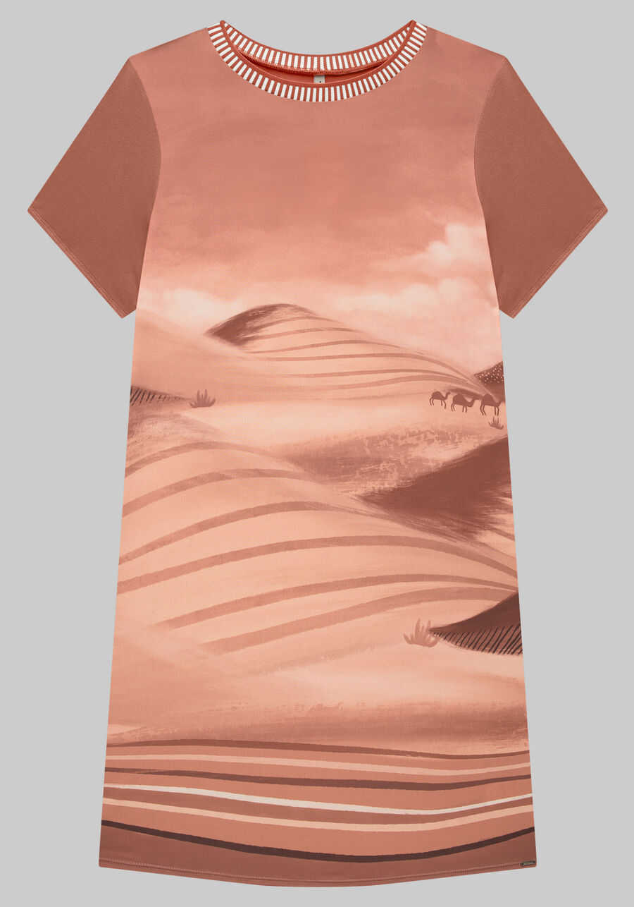 Vestido Curto Plus Size Estampado com Retilínea, . Vestido Curto Plus Size Estampado com Retilínea, , large.