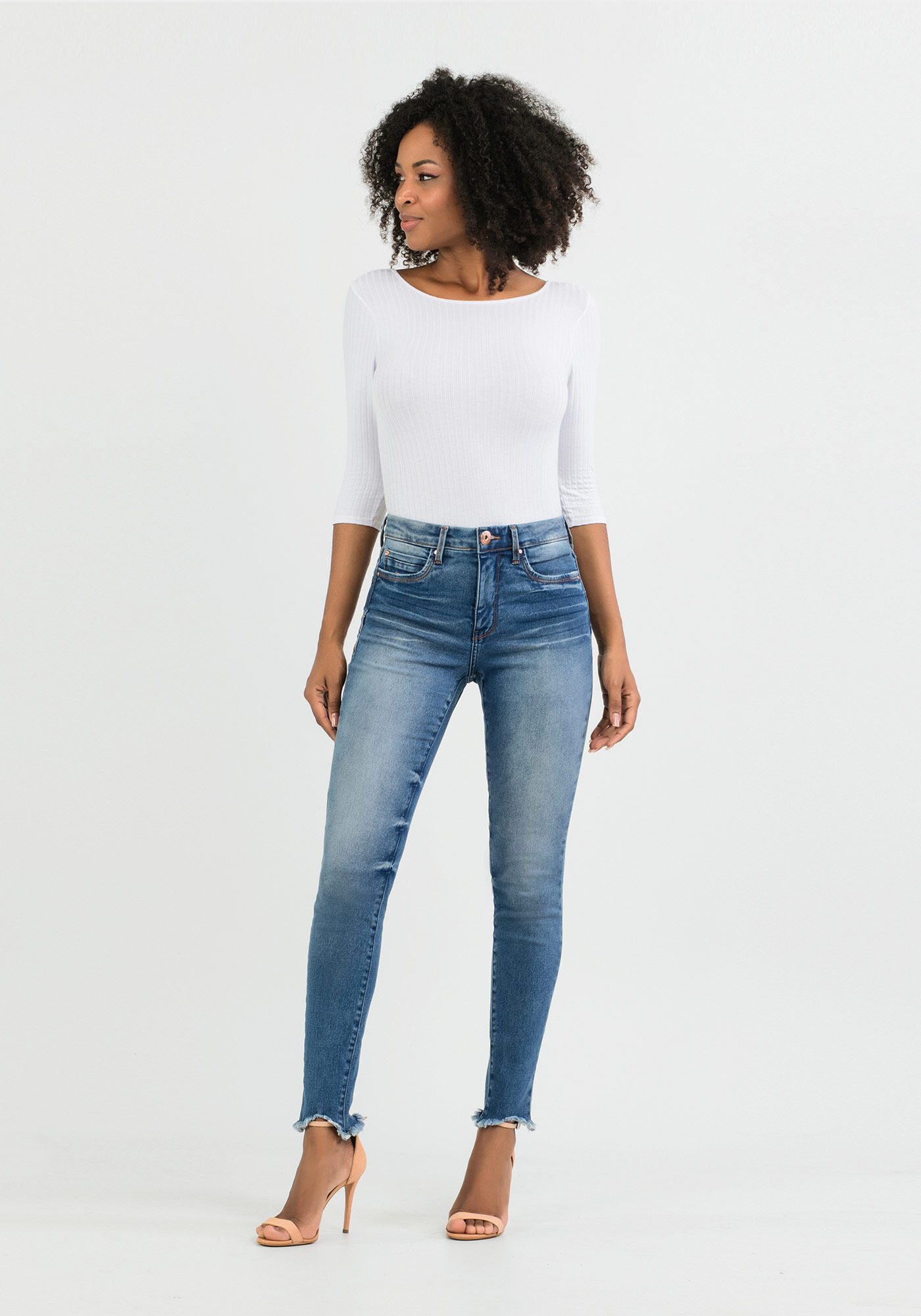 Cal&ccedil;a Skinny Cropped Levanta Bumbum, , large.