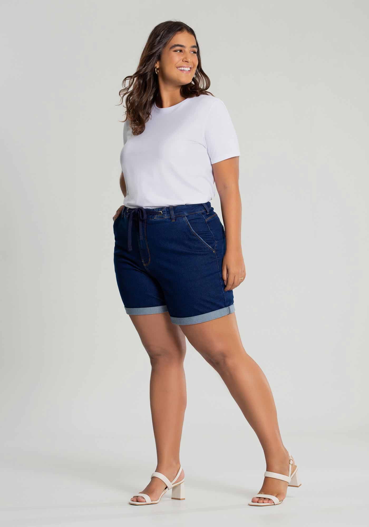 Plus size shop boyfriend shorts