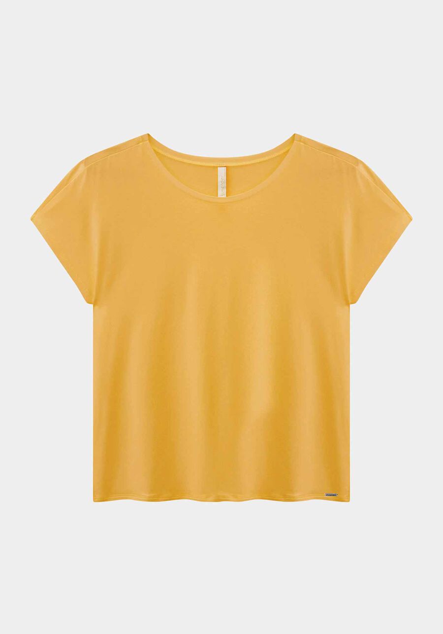 Blusa Lisa Básica Em Malha De Viscose Com Elastano, . Blusa Lisa Básica Em Malha De Viscose Com Elastano, , large.