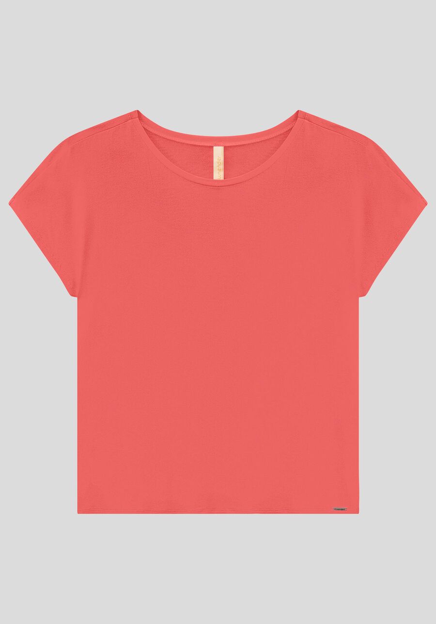 Blusa Lisa Básica Em Malha De Viscose Com Elastano, . Blusa Lisa Básica Em Malha De Viscose Com Elastano, , large.