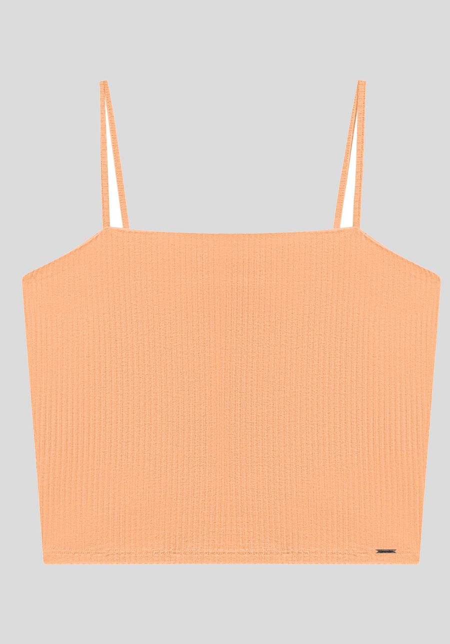 Blusa Regata Curta De Alças Finas Em Malha Canelada, . Blusa Regata Curta De Alças Finas Em Malha Canelada, , large.