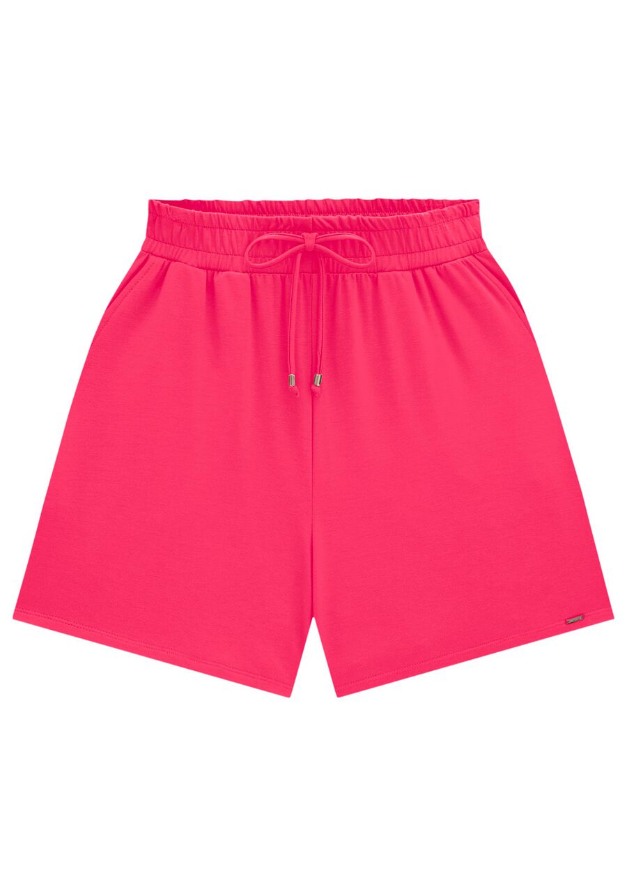 Shorts Com Cadarço E Bolsos Em Malha Responsável, . Shorts Com Cadarço E Bolsos Em Malha Responsável, , large.