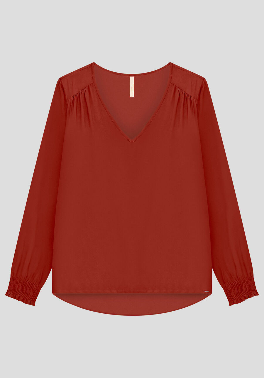 Blusa Plus Size em Viscose com Comprimento Mullet, . Blusa Plus Size em Viscose com Comprimento Mullet, , large.