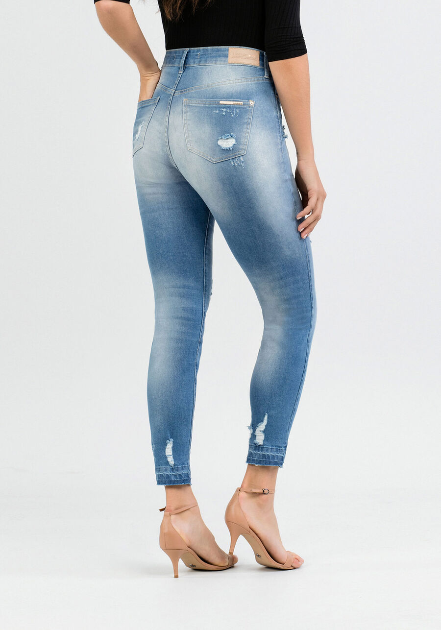 Calça Jeans Skinny Cropped Chapa Barriga, . Calça Jeans Skinny Cropped Chapa Barriga, , large.