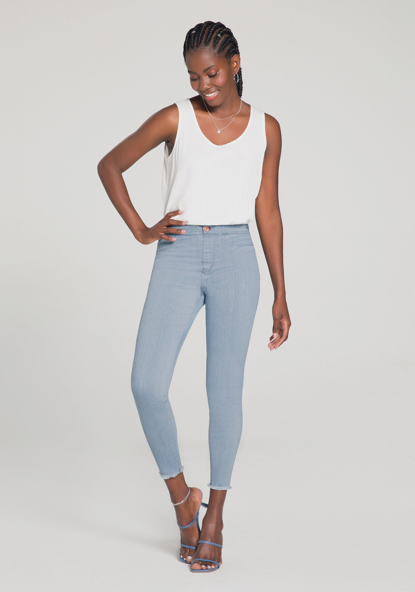 Cal&ccedil;a Jeans Skinny Cigarrete Fit For Me ECO, , large.