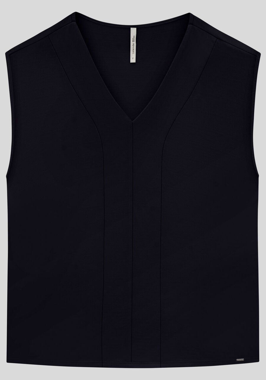 Blusa Plus Size em Malha Texturizada com Recorte V, . Blusa Plus Size em Malha Texturizada com Recorte V, , large.