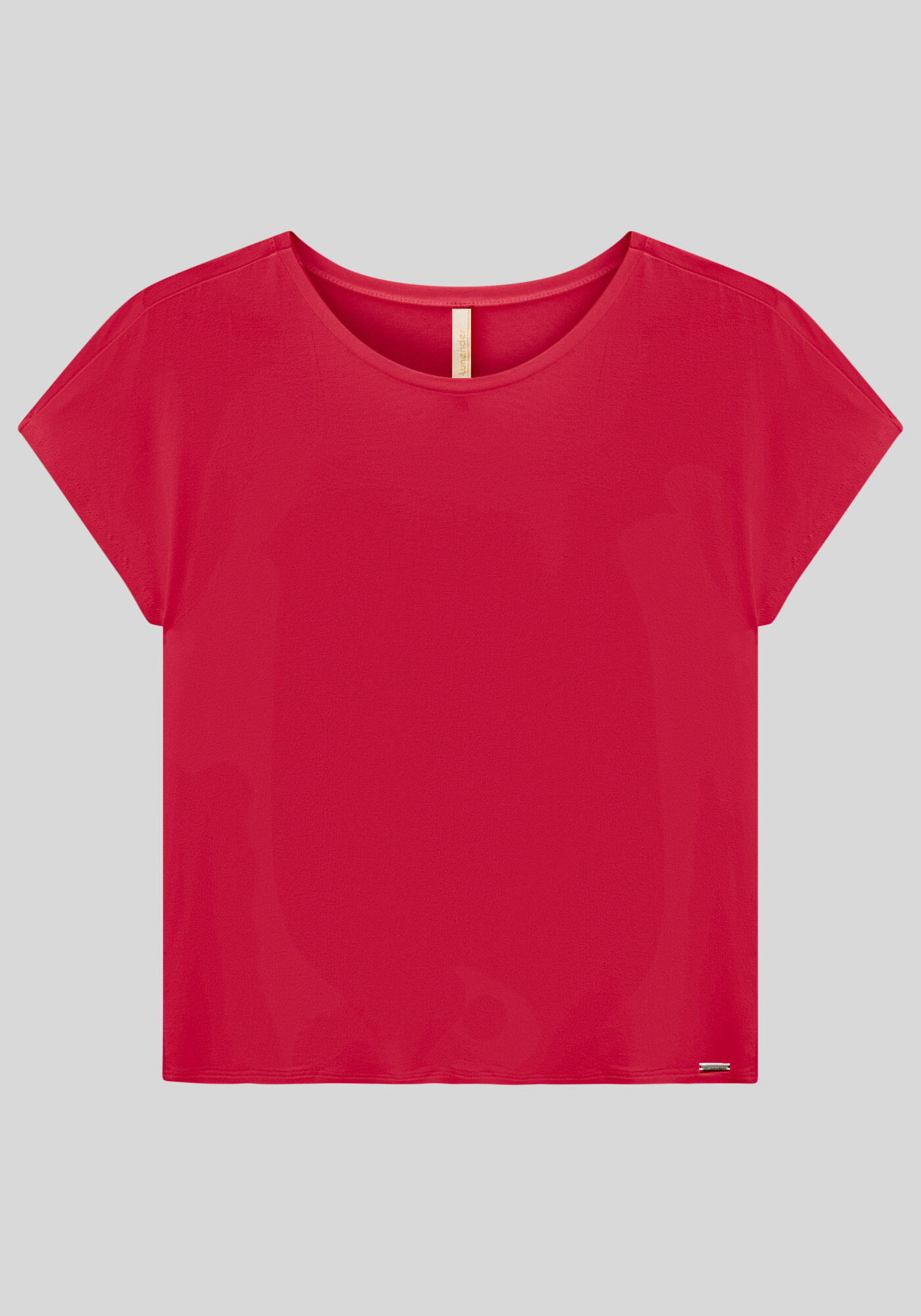 Blusa Lisa B&aacute;sica Em Malha De Viscose Com Elastano, , large.