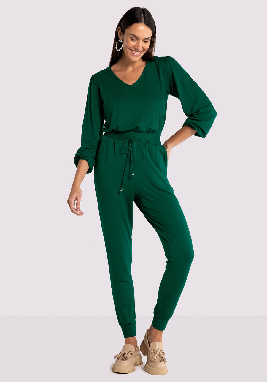 Calça Jogger em Moletom MVS com Bolsos, . Calça Jogger em Moletom MVS com Bolsos, , large.