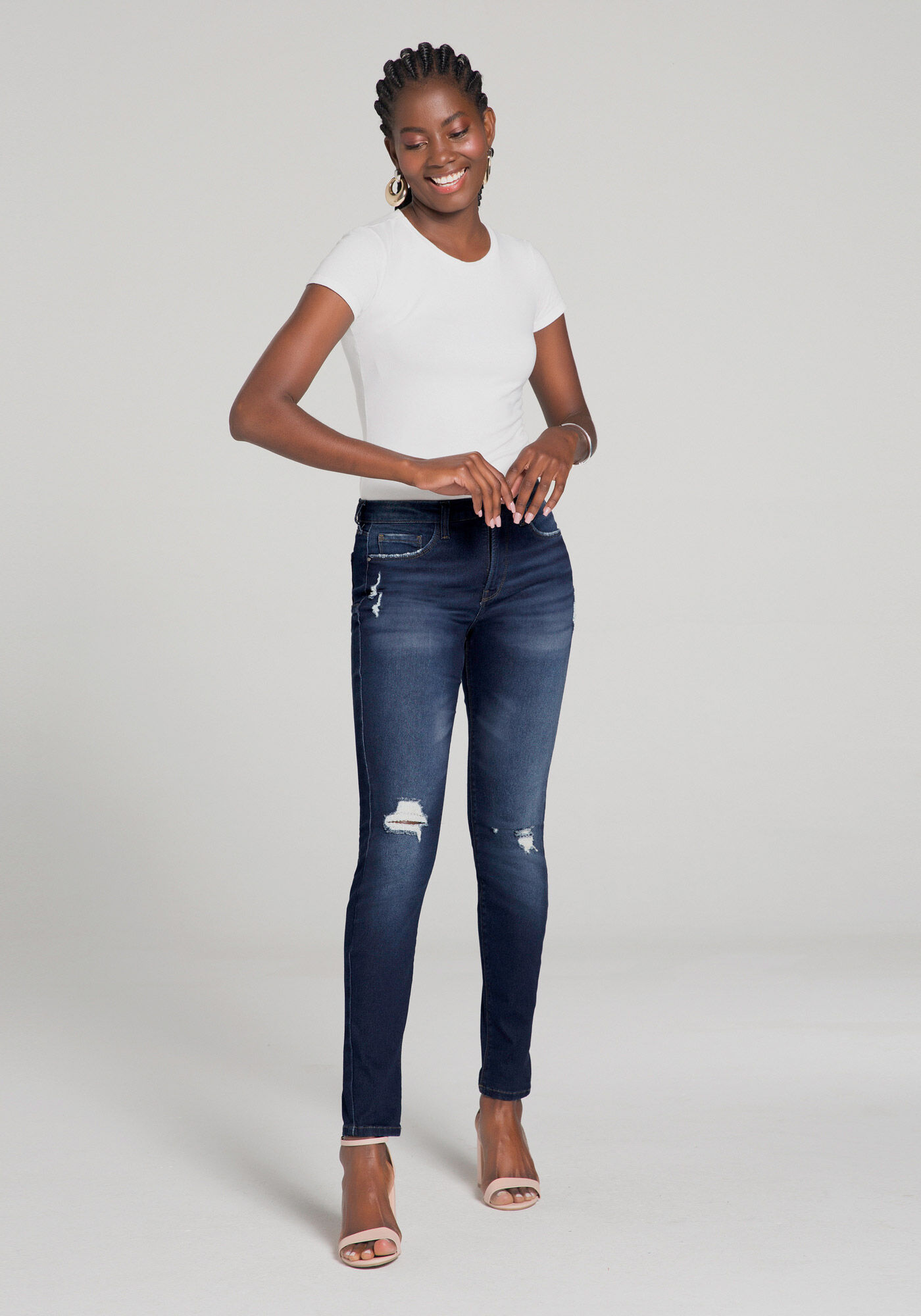 Calça lunender shop chapa barriga branca