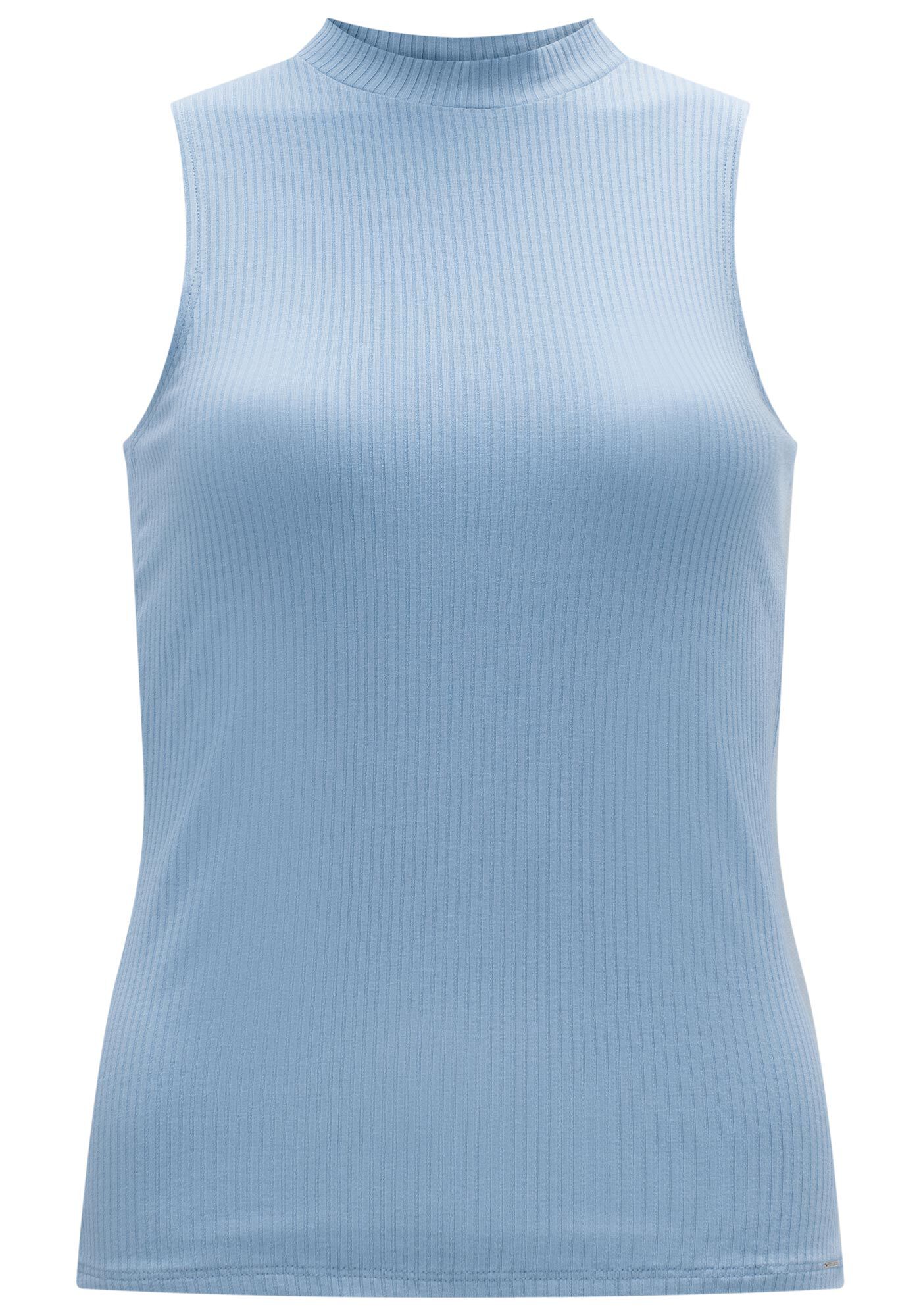 Blusa Regata B&aacute;sica Em Malha Canelada Respons&aacute;vel, , large.