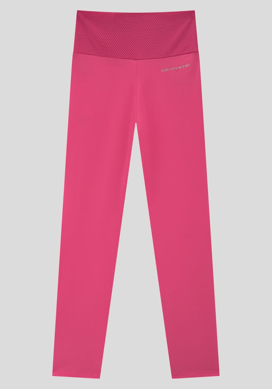 Calça Legging Cintura Alta com Detalhe Texturizado, ROSA MORENA. Calça Legging Cintura Alta com Detalhe Texturizado, ROSA MORENA, large.