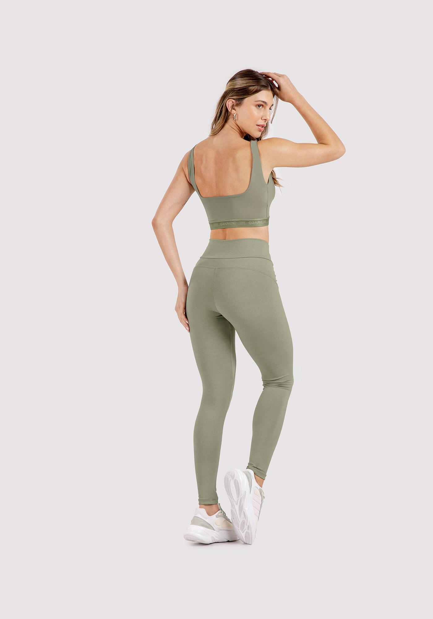 Cal&ccedil;a Legging com El&aacute;stico Personalizado C&oacute;s, VERDE BRITANICO, large.