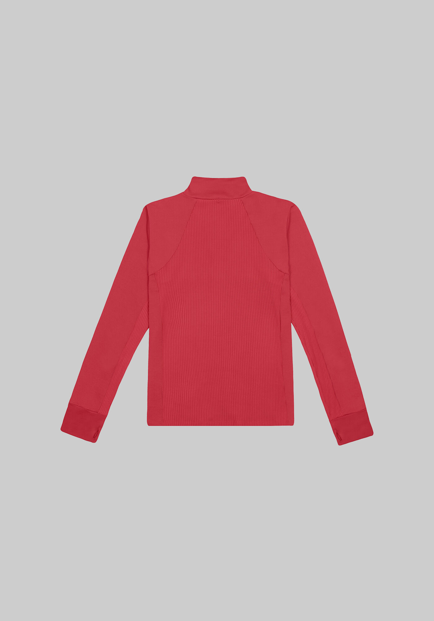 Jaqueta Gola Alta com Abertura Dedo, VERMELHO CEDRO-ROSA, large.