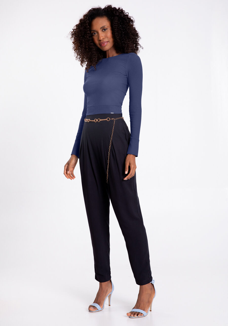 Blusa Manga Longa Canelada, . Blusa Manga Longa Canelada, , large.