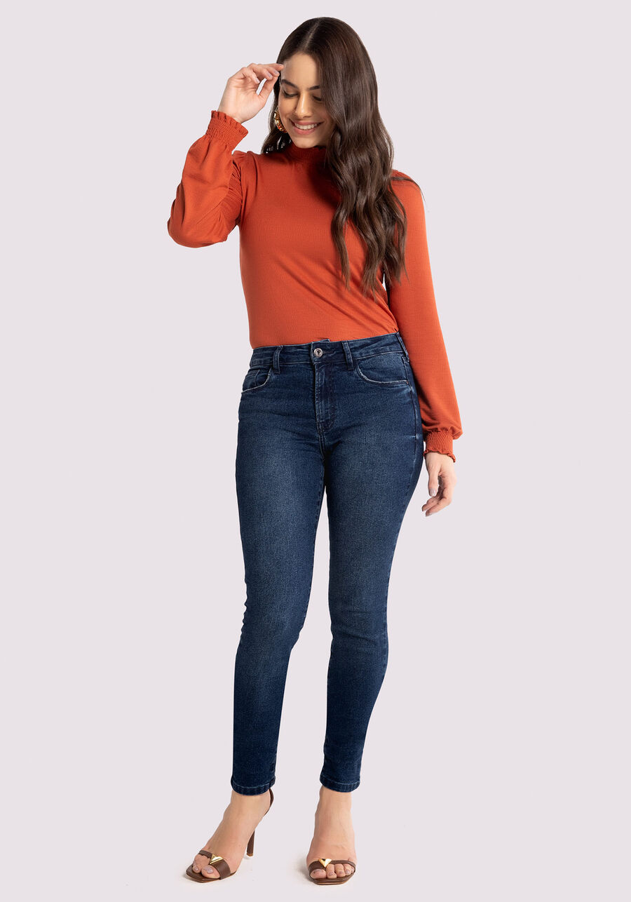 Calça Jeans Skinny Chapa Barriga Escura, . Calça Jeans Skinny Chapa Barriga Escura, , large.