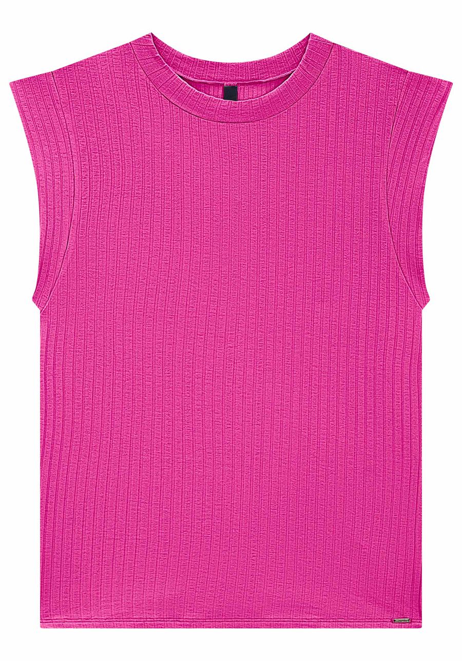 Blusa Regata Muscle Tee Básica Em Malha Canelada, . Blusa Regata Muscle Tee Básica Em Malha Canelada, , large.