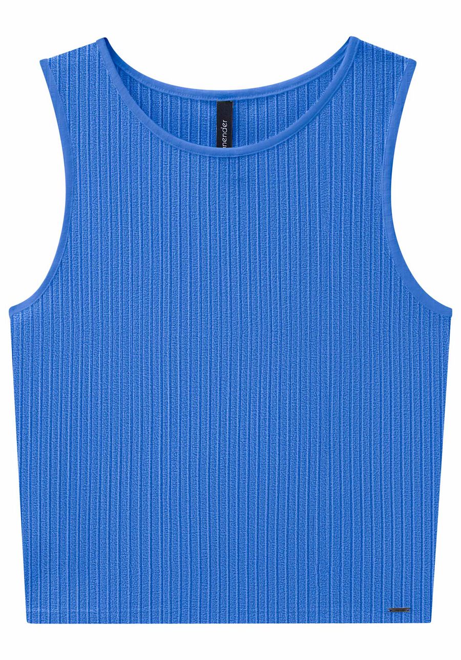 Blusa Cropped Canelada Com Decote Redondo Malha De Viscose, . Blusa Cropped Canelada Com Decote Redondo Malha De Viscose, , large.