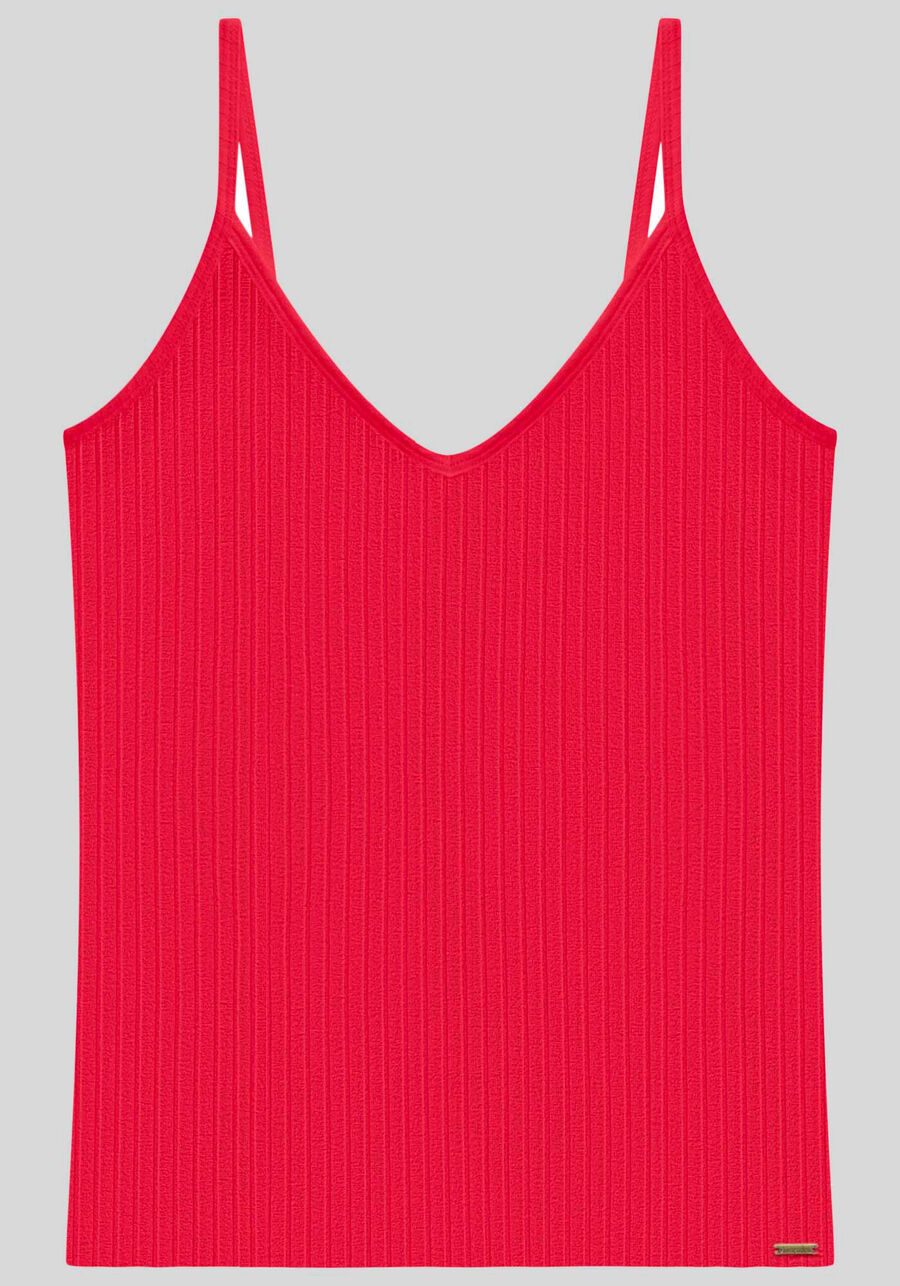 Blusa Regata Básica De Alças Finas Em Malha Canelada, . Blusa Regata Básica De Alças Finas Em Malha Canelada, , large.