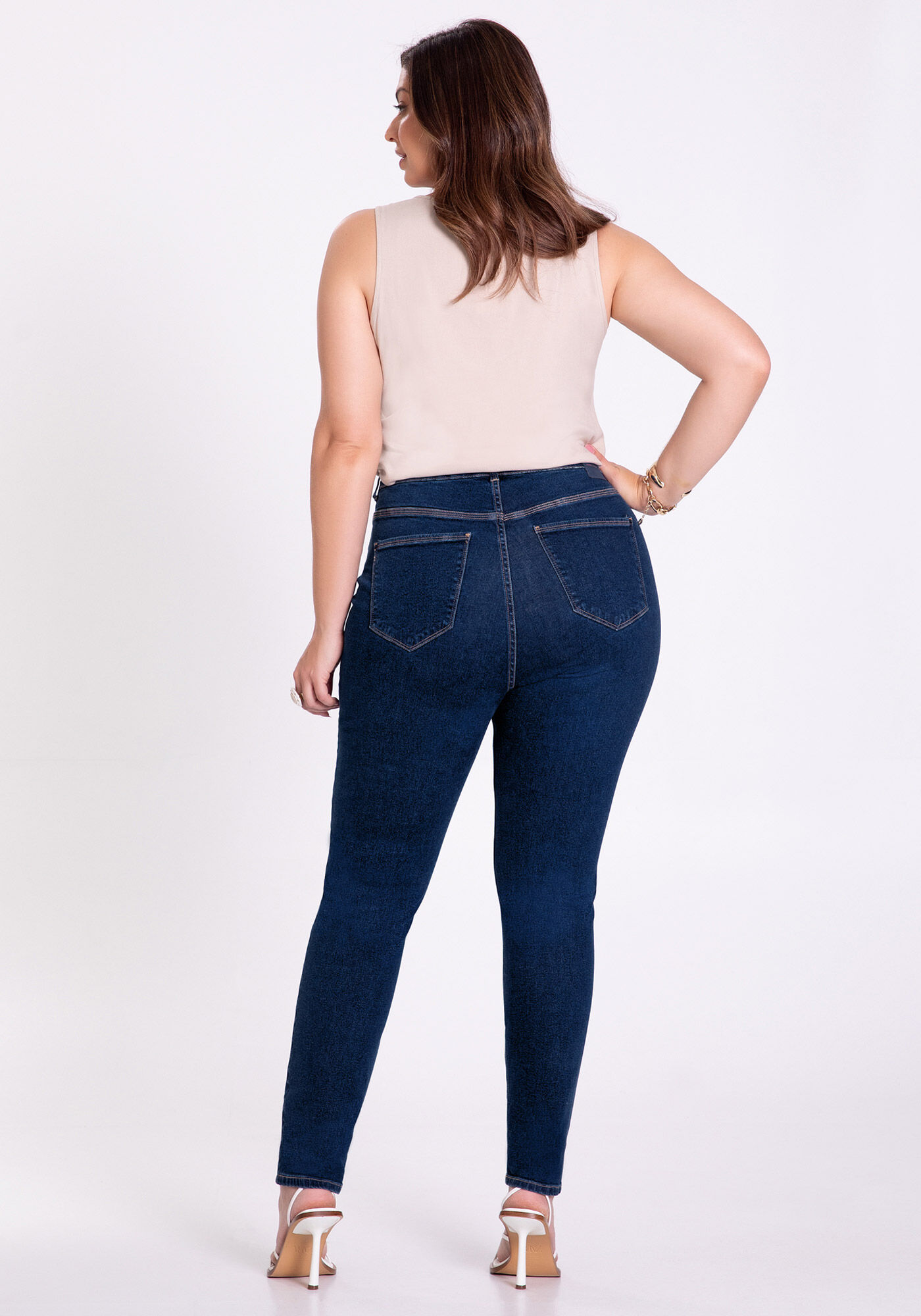Calça chapa barriga muito mais jeans best sale