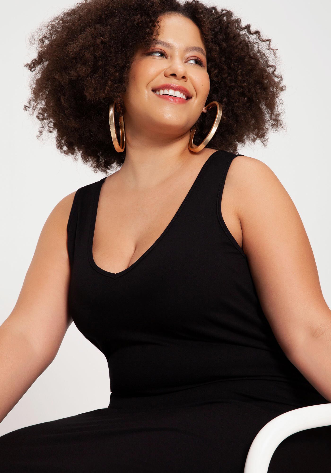 Vestido evase midi plus size deals