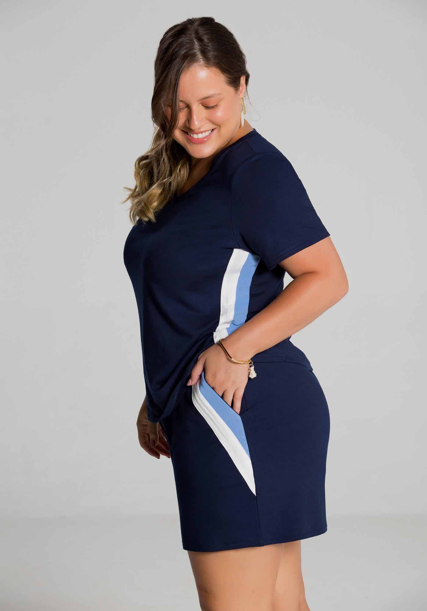Shorts de moletom feminino plus size sales