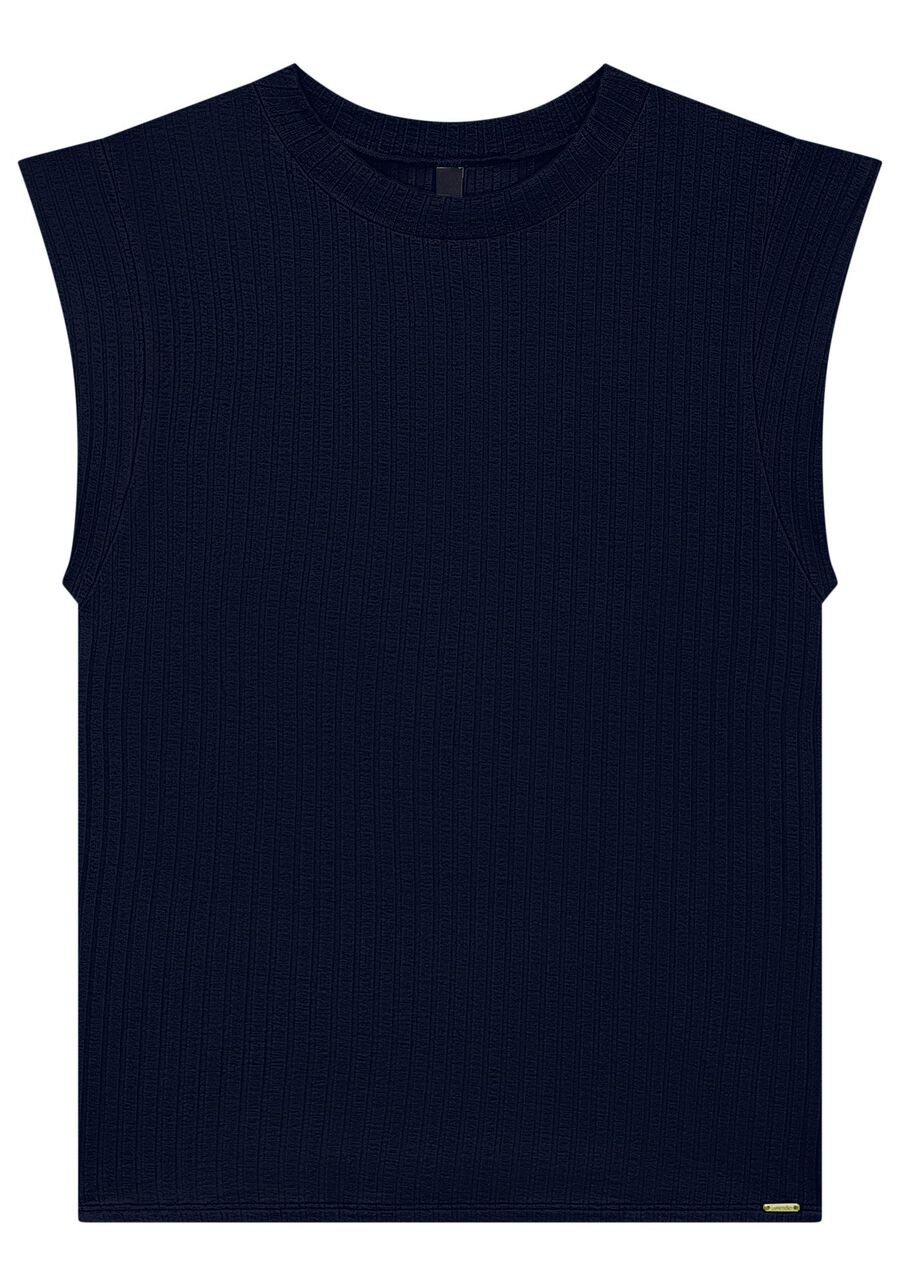Blusa Regata Muscle Tee Básica Em Malha Canelada, . Blusa Regata Muscle Tee Básica Em Malha Canelada, , large.
