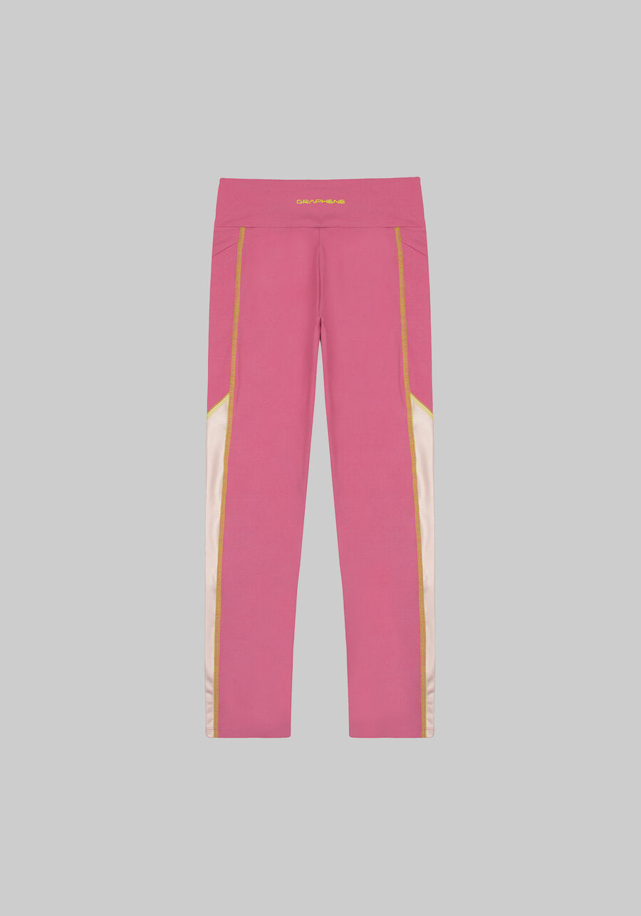 Calça Legging Cintura Alta Rosa com Bolso, . Calça Legging Cintura Alta Rosa com Bolso, , large.