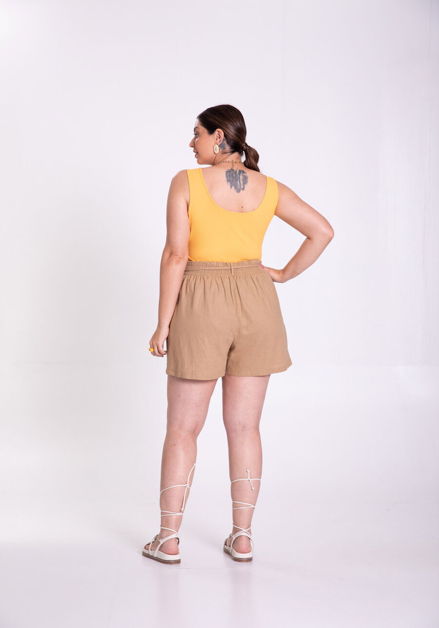 Blusa Plus Size Canelada com Recorte Busto, . Blusa Plus Size Canelada com Recorte Busto, , large.