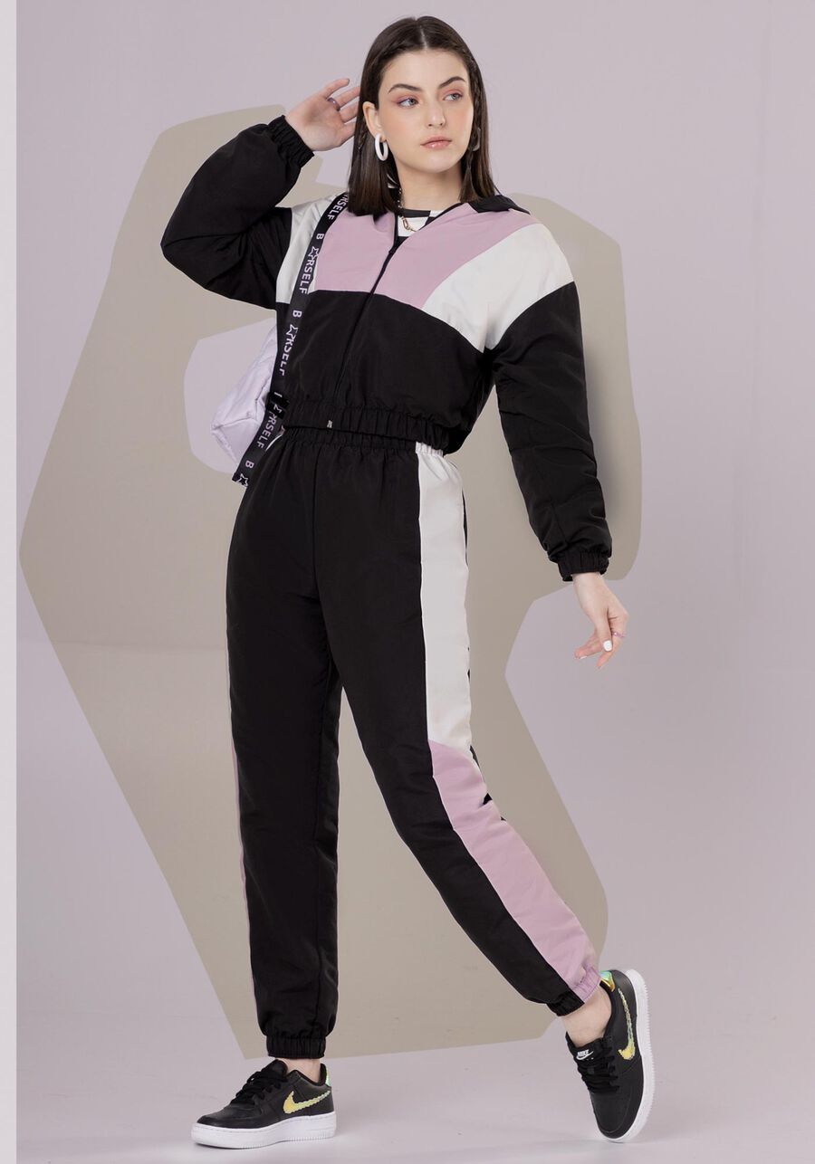 Conjunto Juvenil em Politel com Jaqueta Cropped, . Conjunto Juvenil em Politel com Jaqueta Cropped, , large.