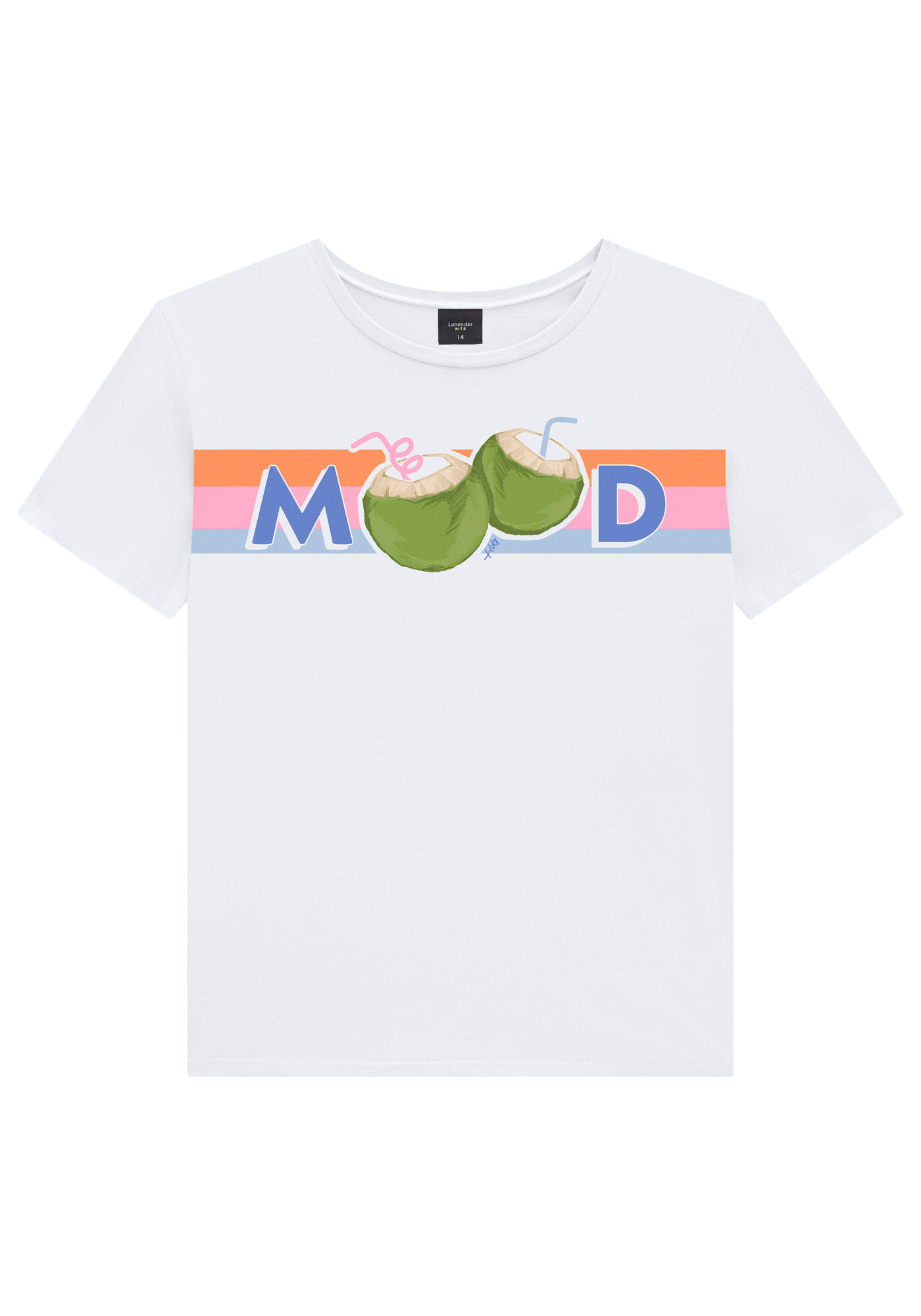 T-shirt Juvenil em Malha Estampada, , large.