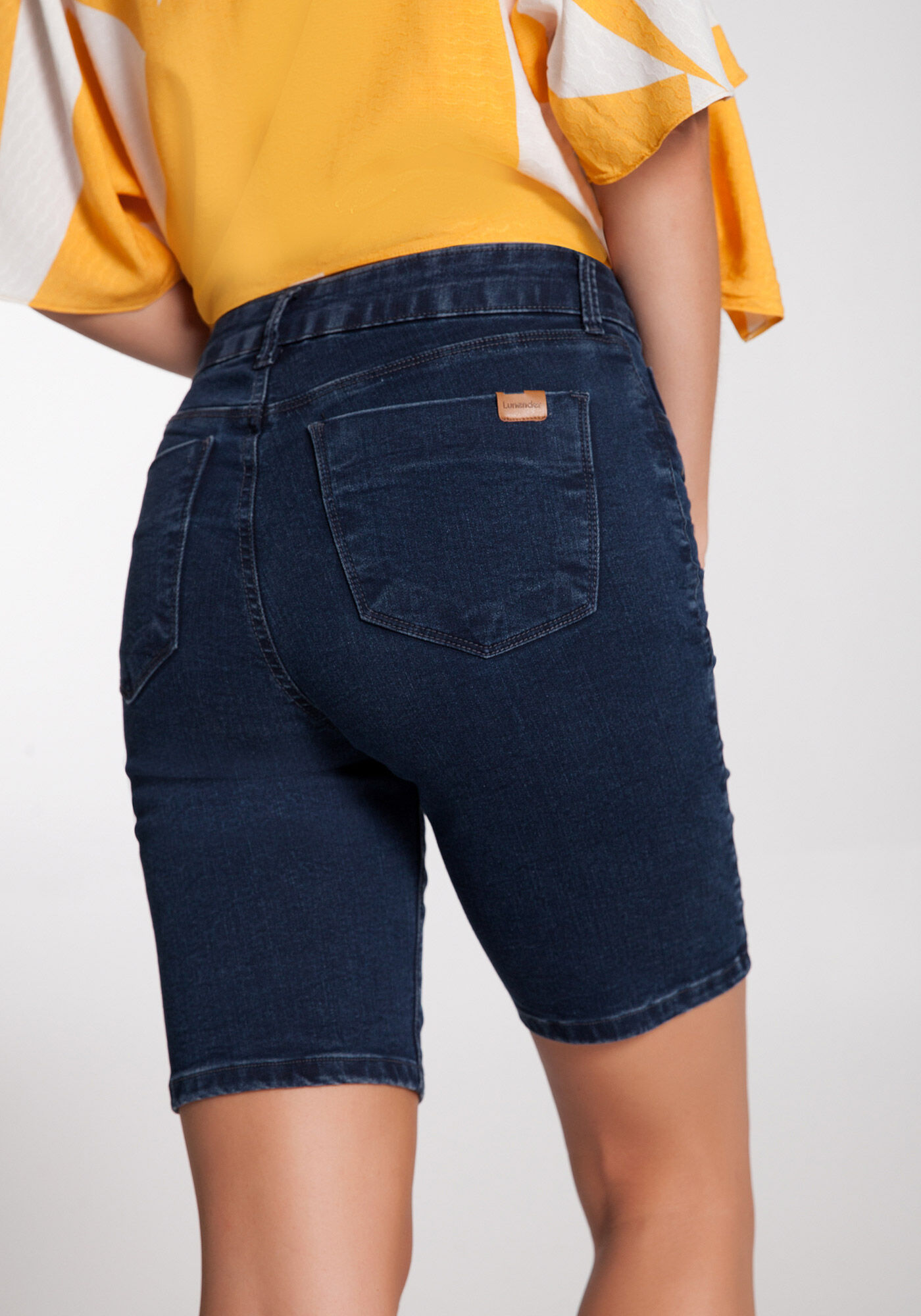 Bermuda top denim ciclista
