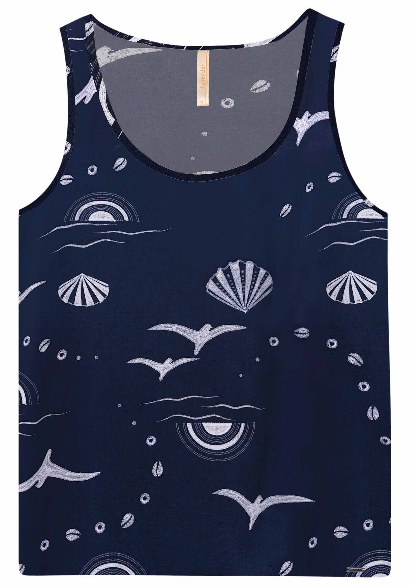 Regata Viscose com Elastano Estampada, , large.